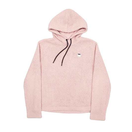 Fila Retro Pile Hoodie Fleece XS Pink