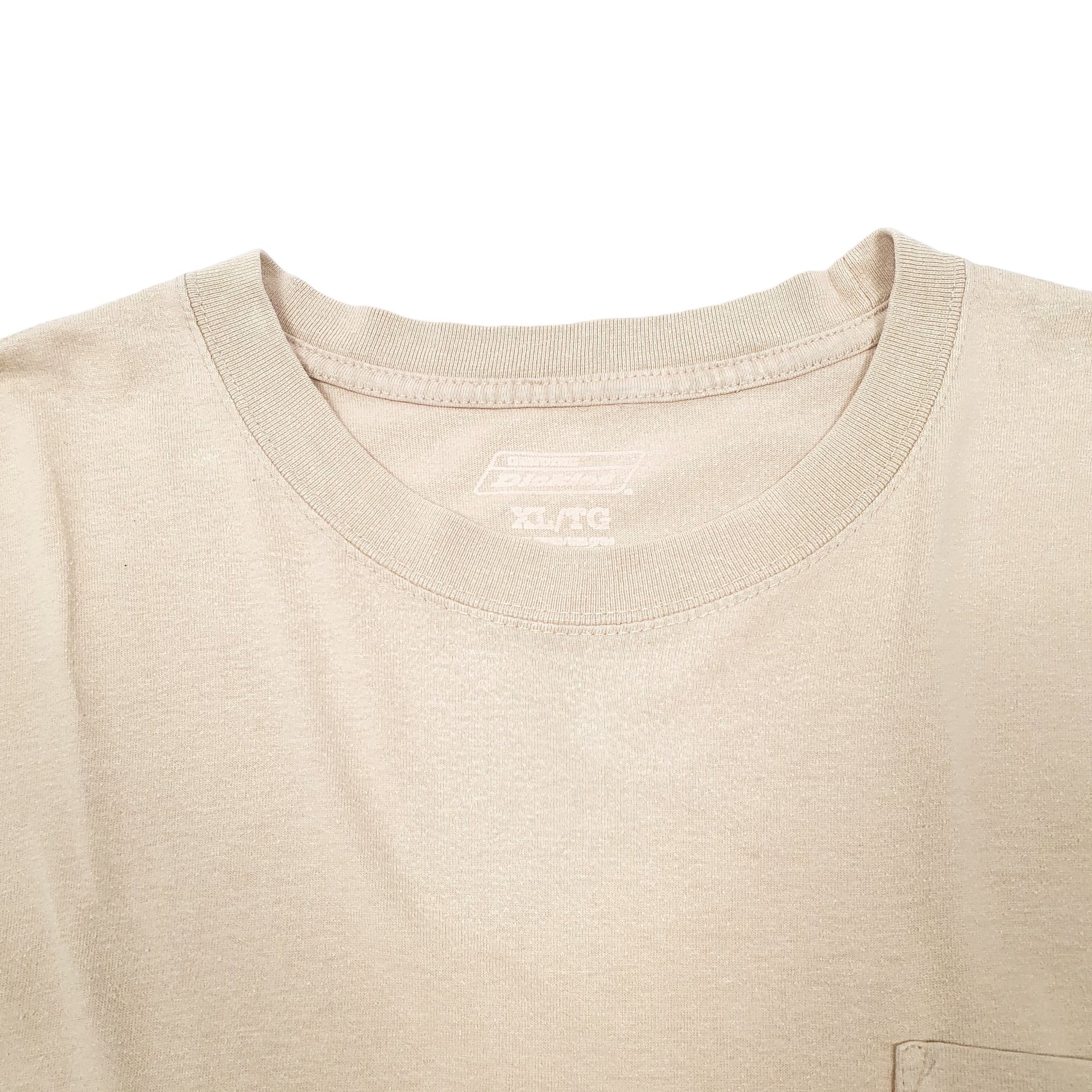 Mens Beige Dickies  Short Sleeve T Shirt
