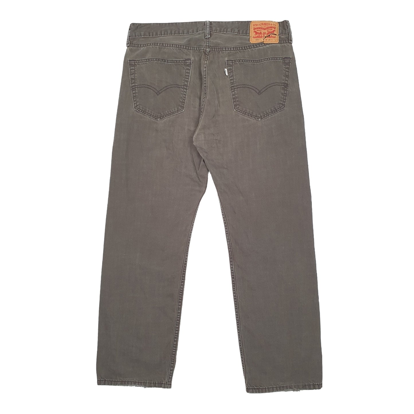 Levis 505 Regular Fit Jeans W36 L30 Khaki