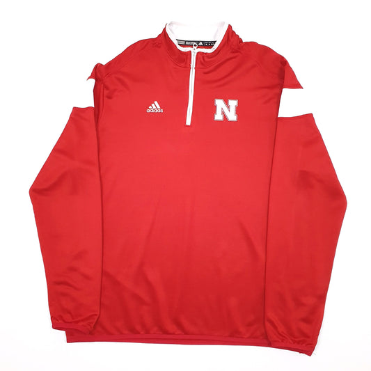 Adidas Quarter Zip XL Red