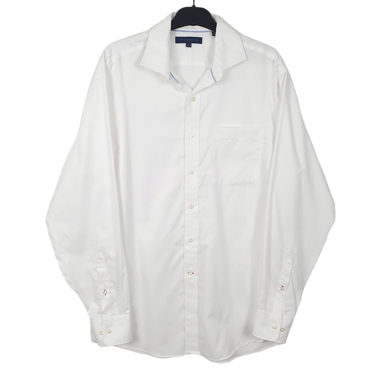Mens White Tommy Hilfiger  Long Sleeve Shirt