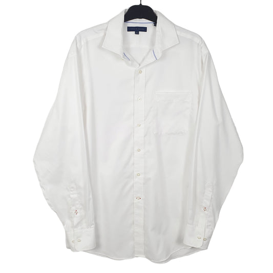 Mens White Tommy Hilfiger  Long Sleeve Shirt