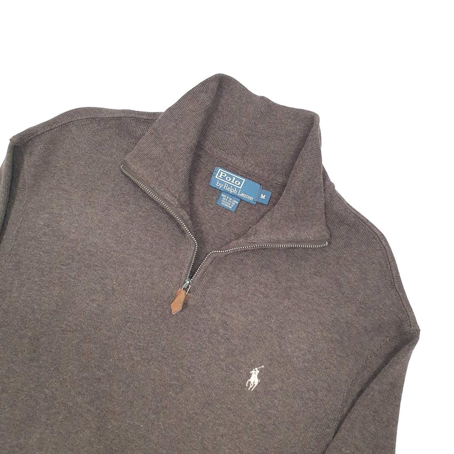 Polo Ralph Lauren Quarter Zip M Brown