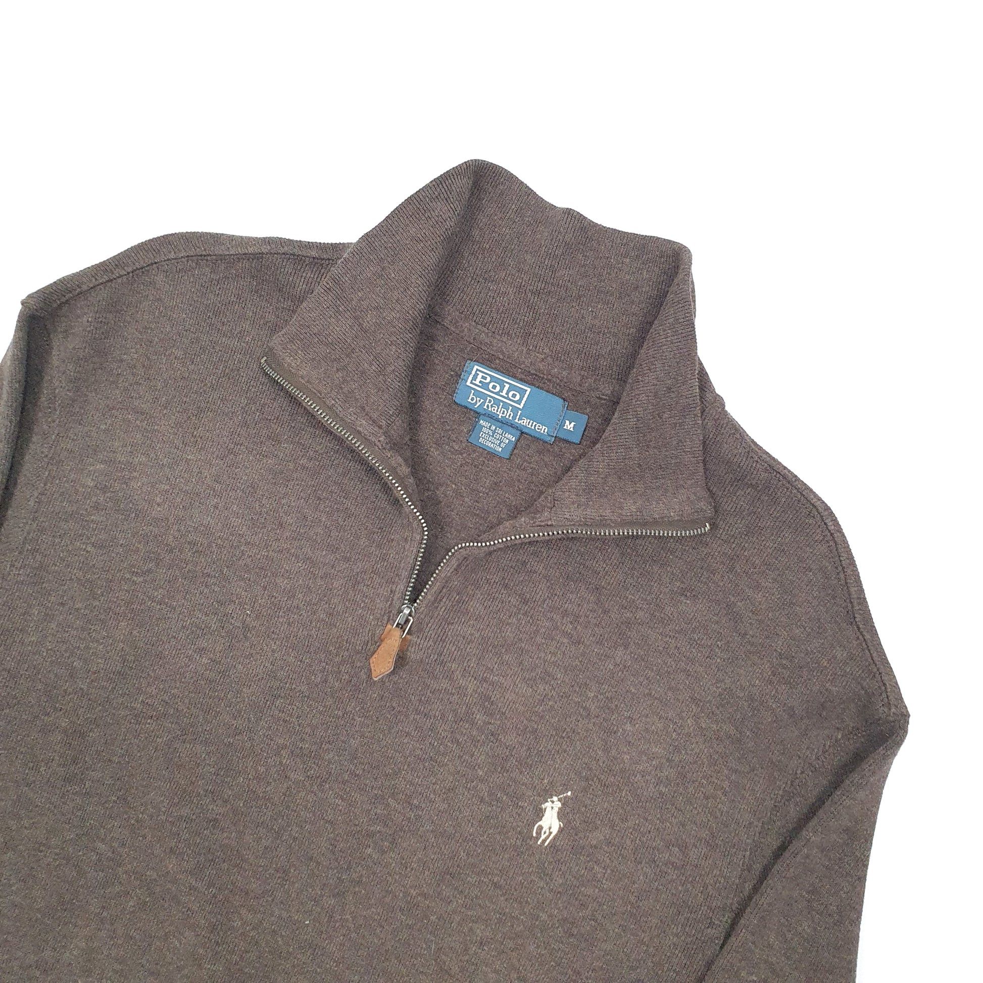 Polo Ralph Lauren Quarter Zip M Brown