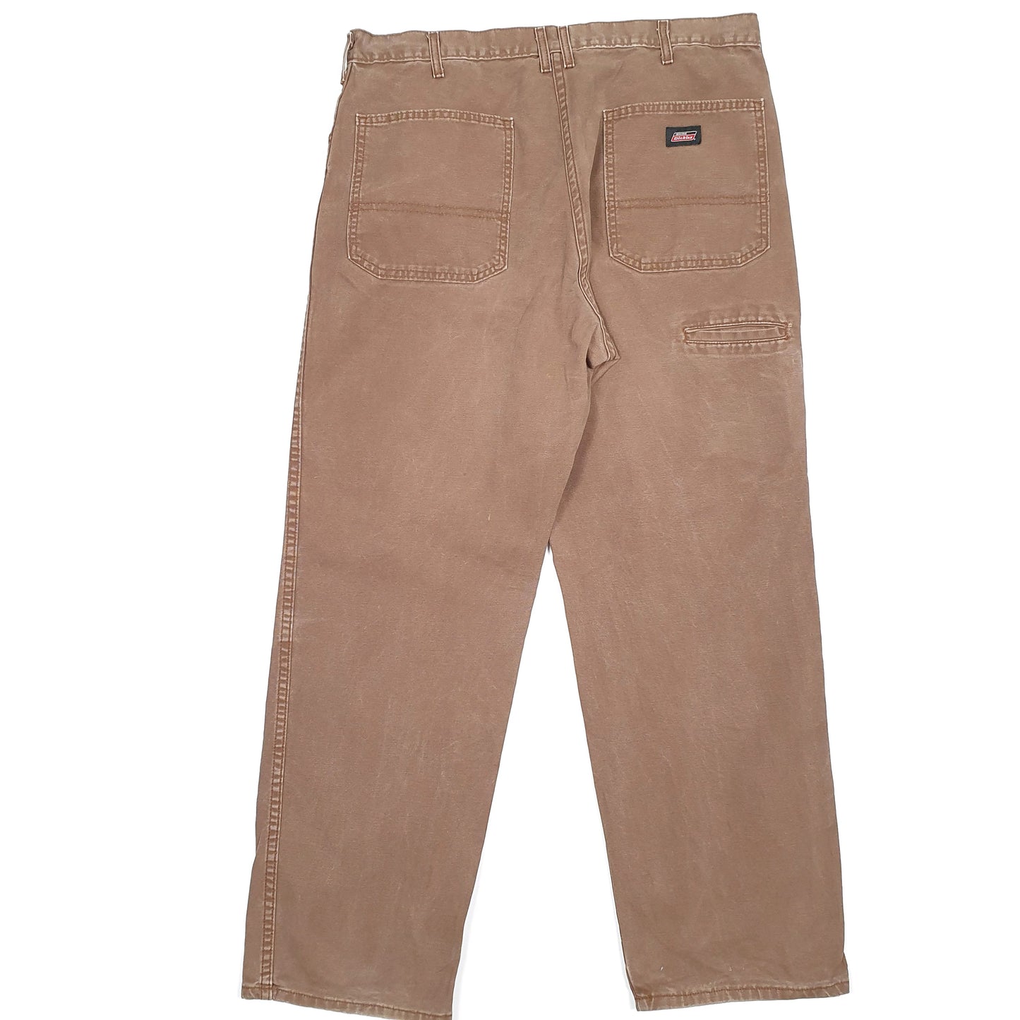 Mens Dickies Brown Carpenter Trousers W36 L30 Brown