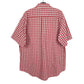 Tommy Hilfiger Short Sleeve Regular Fit Check Shirt Red