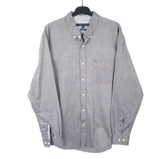 Tommy Hilfiger Long Sleeve Regular Fit Shirt Grey