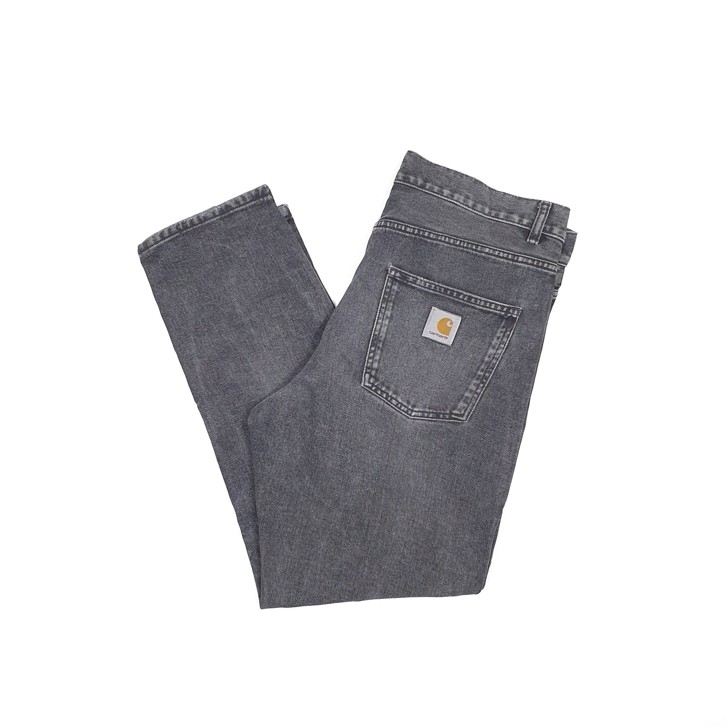 Carhartt Casual Tapered Fit WIP Relaxed Jeans W34 L29 Black