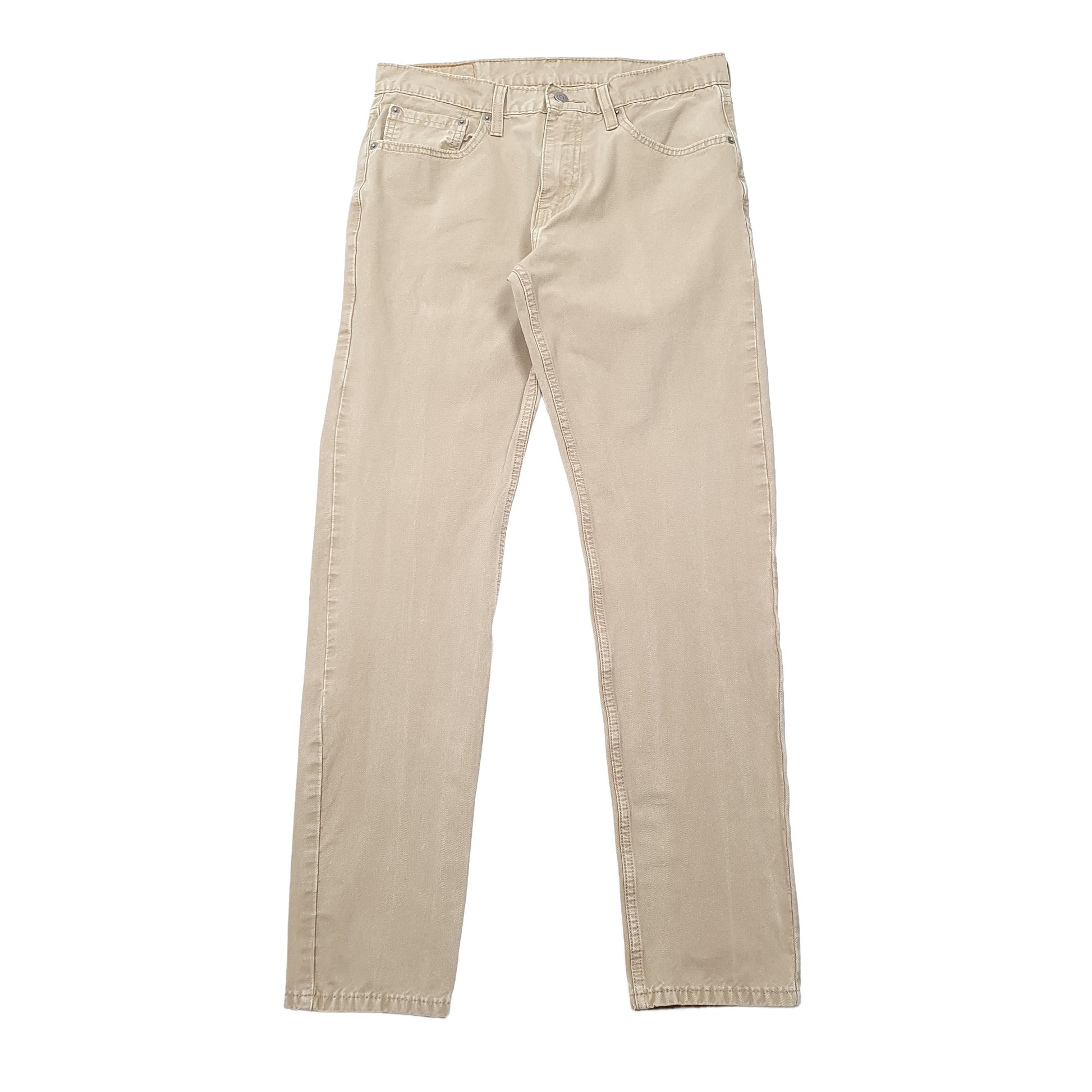 Levis 512 Slim Fit Jeans W32 L32 Beige