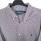 Ralph Lauren Houndstooth Long Sleeve Regular Fit Shirt Purple
