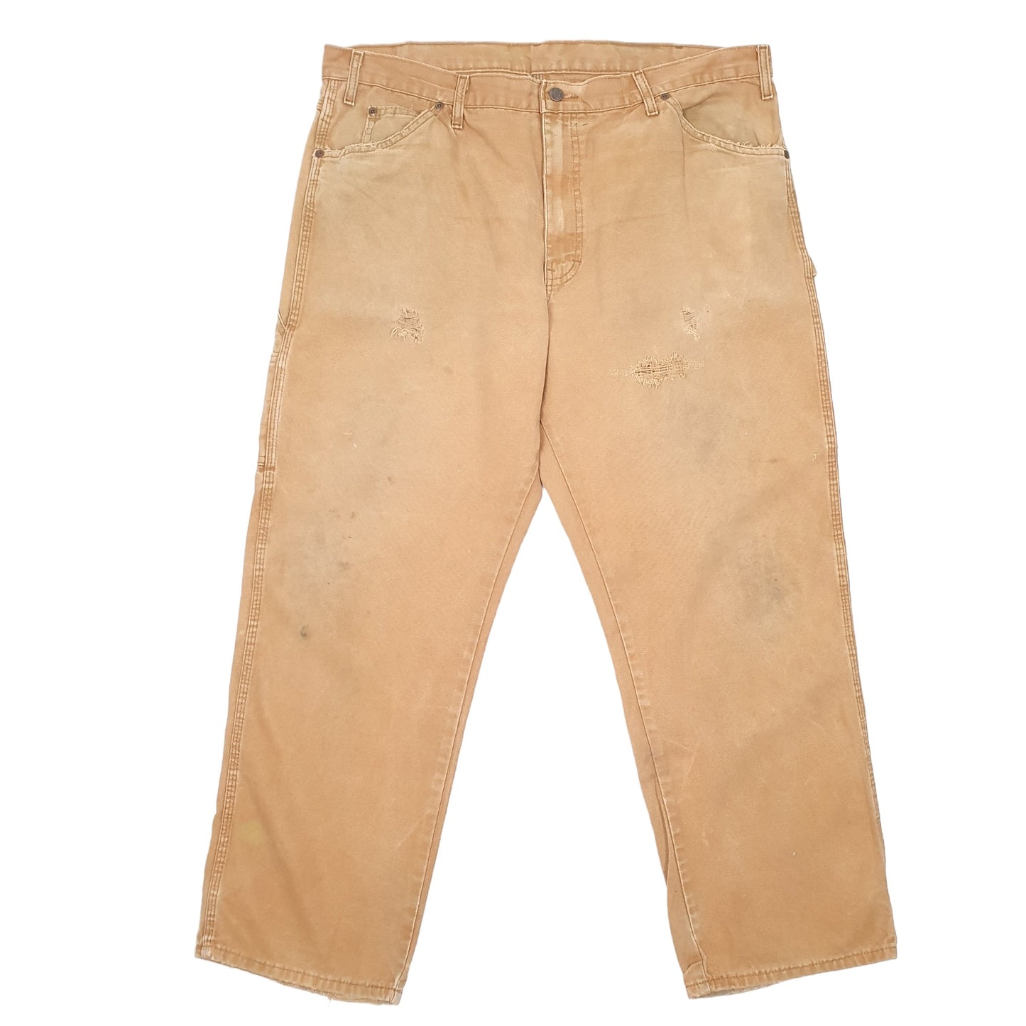 Mens Tan Dickies  Carpenter Trousers