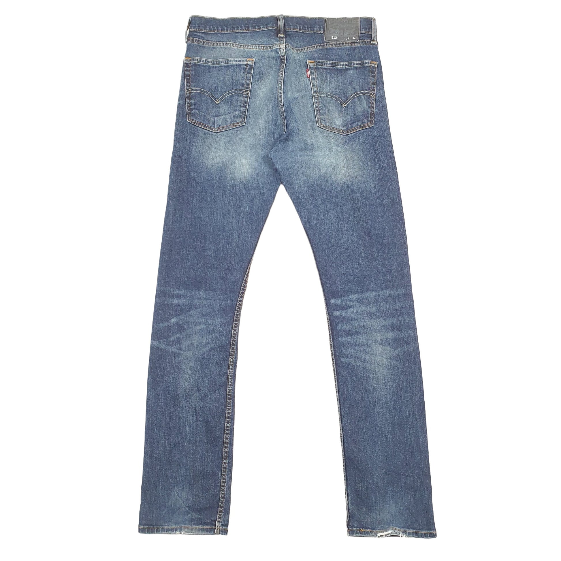 Levis 513 Slim Fit Jeans W34 L32 Blue