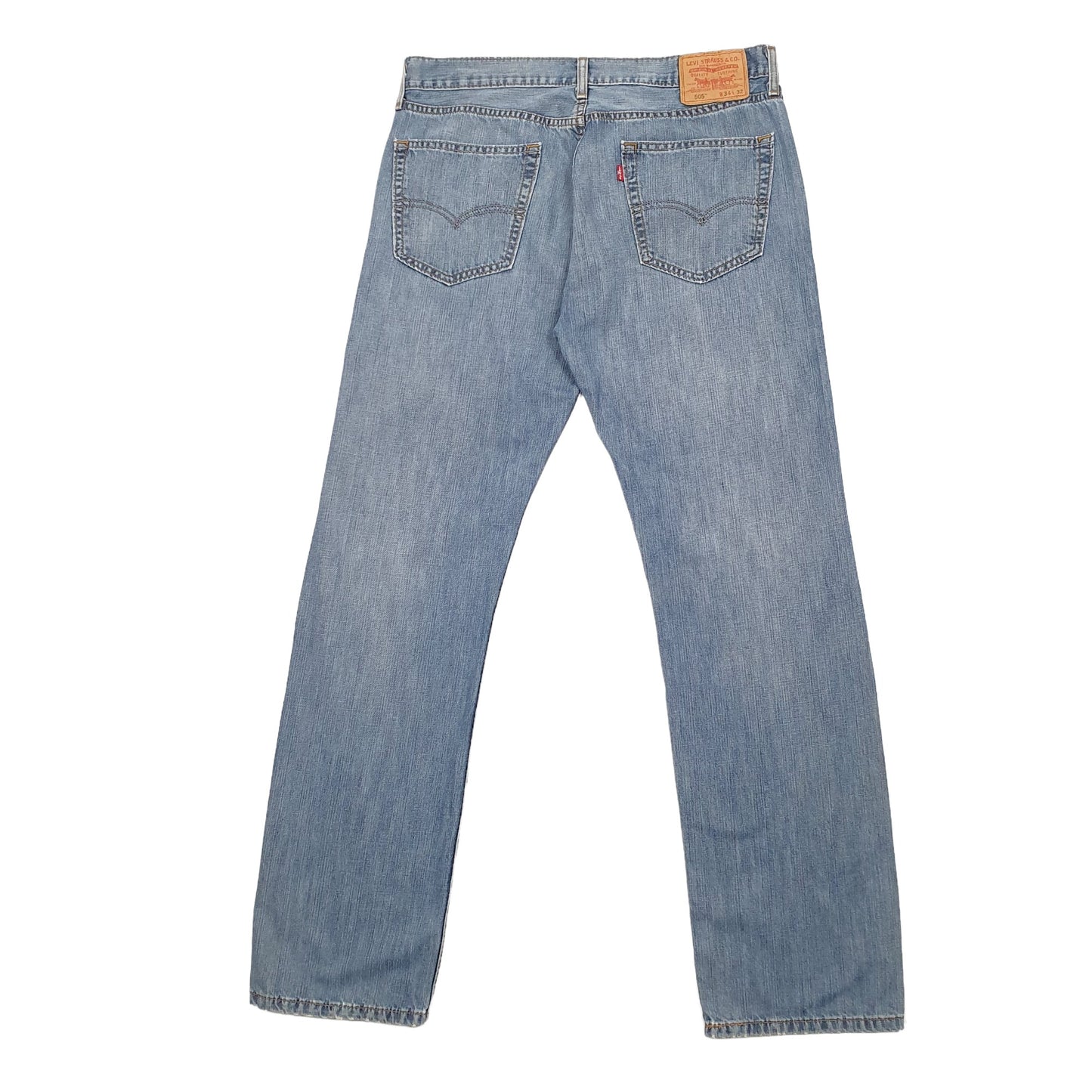 Mens Blue Levis  505 JeansW34 L32
