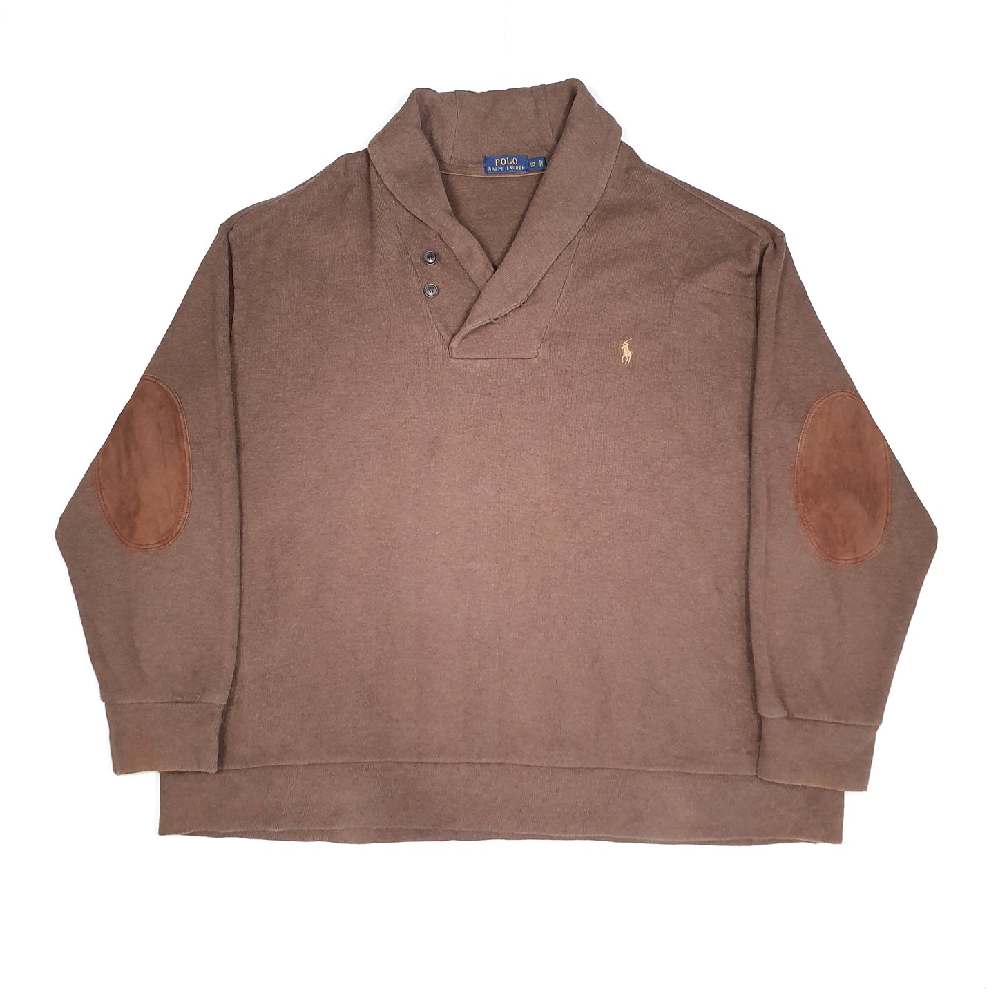 Brown Polo Ralph Lauren Shoal Neck Jumper