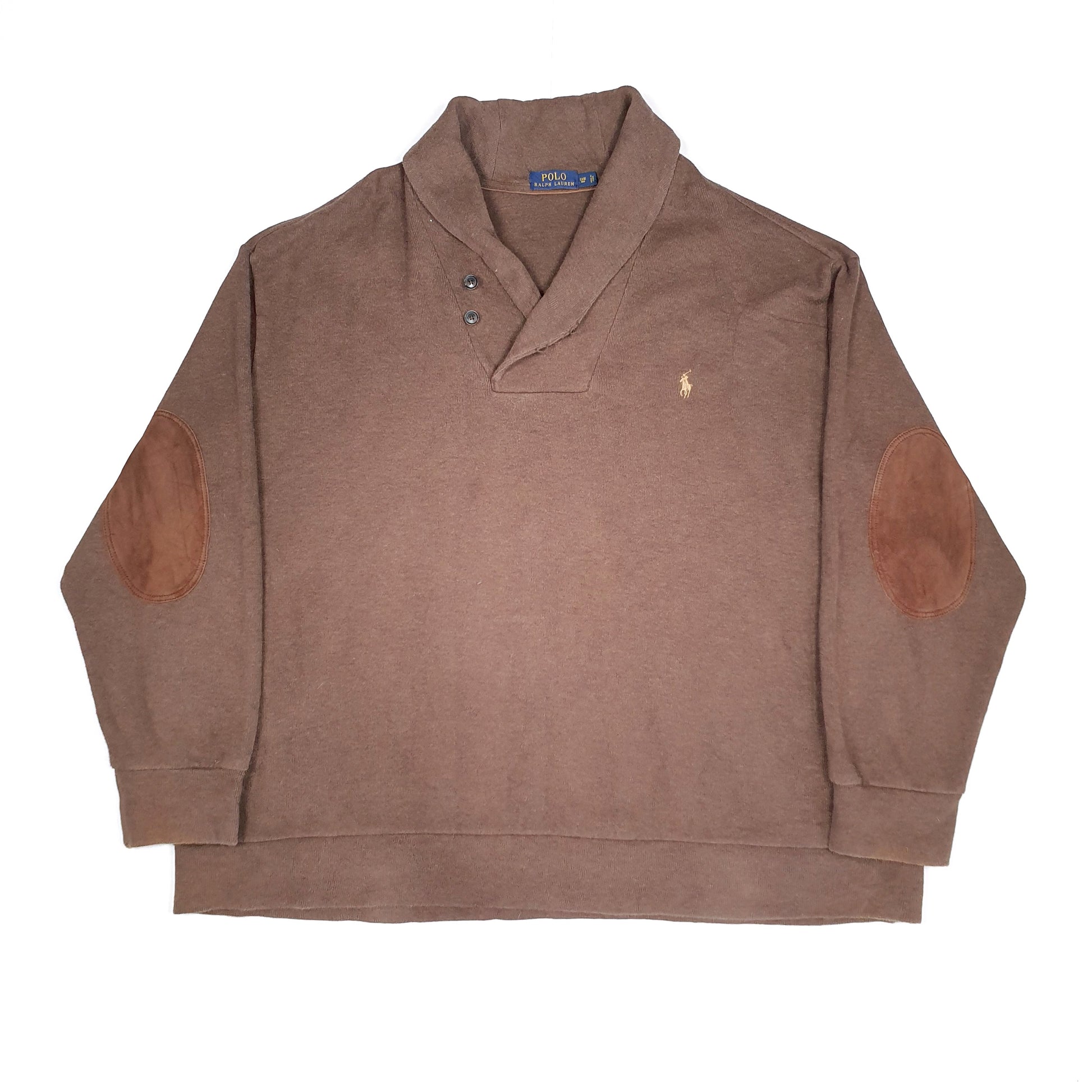 Brown Polo Ralph Lauren Shoal Neck Jumper