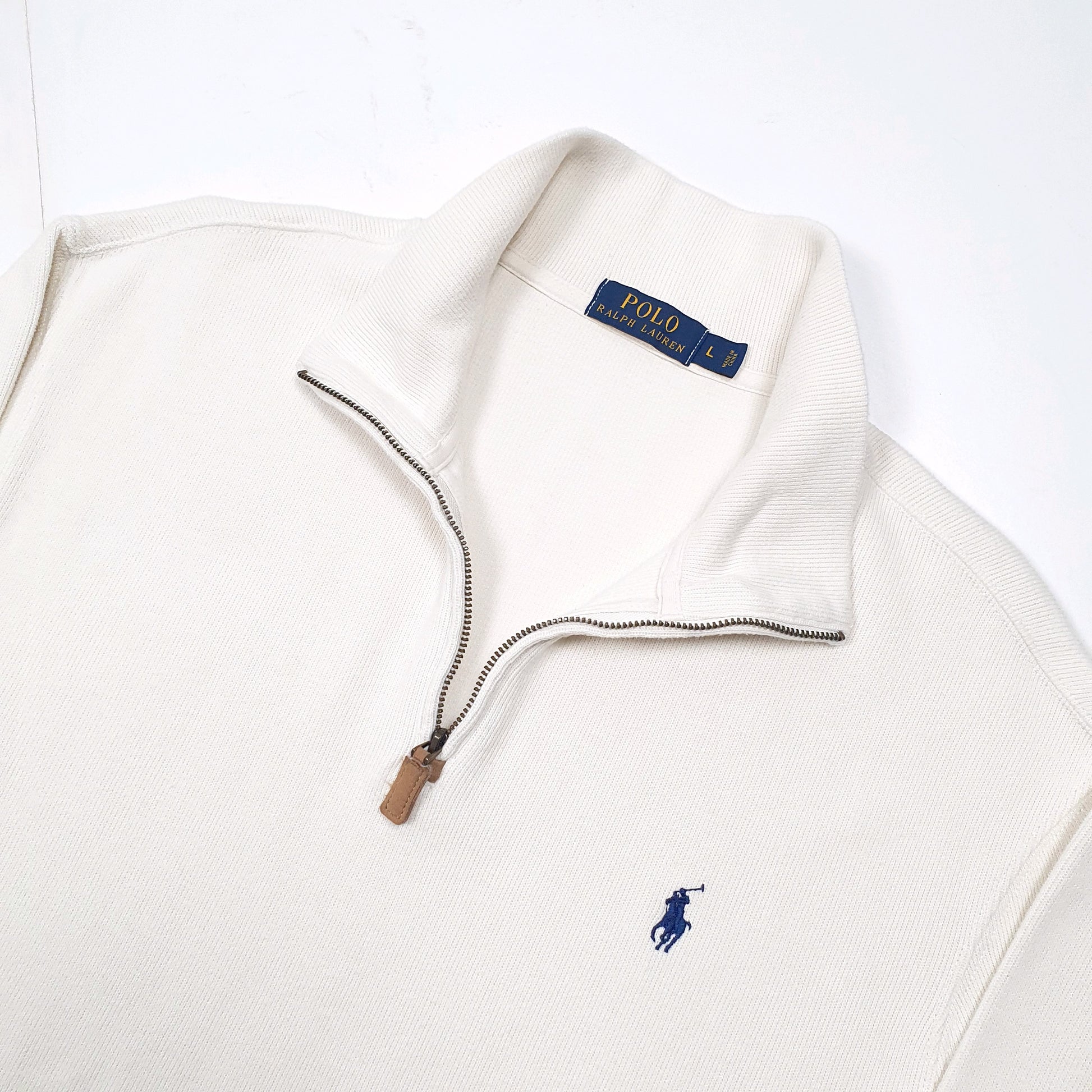 Polo Ralph Lauren Quarter Zip L Cream