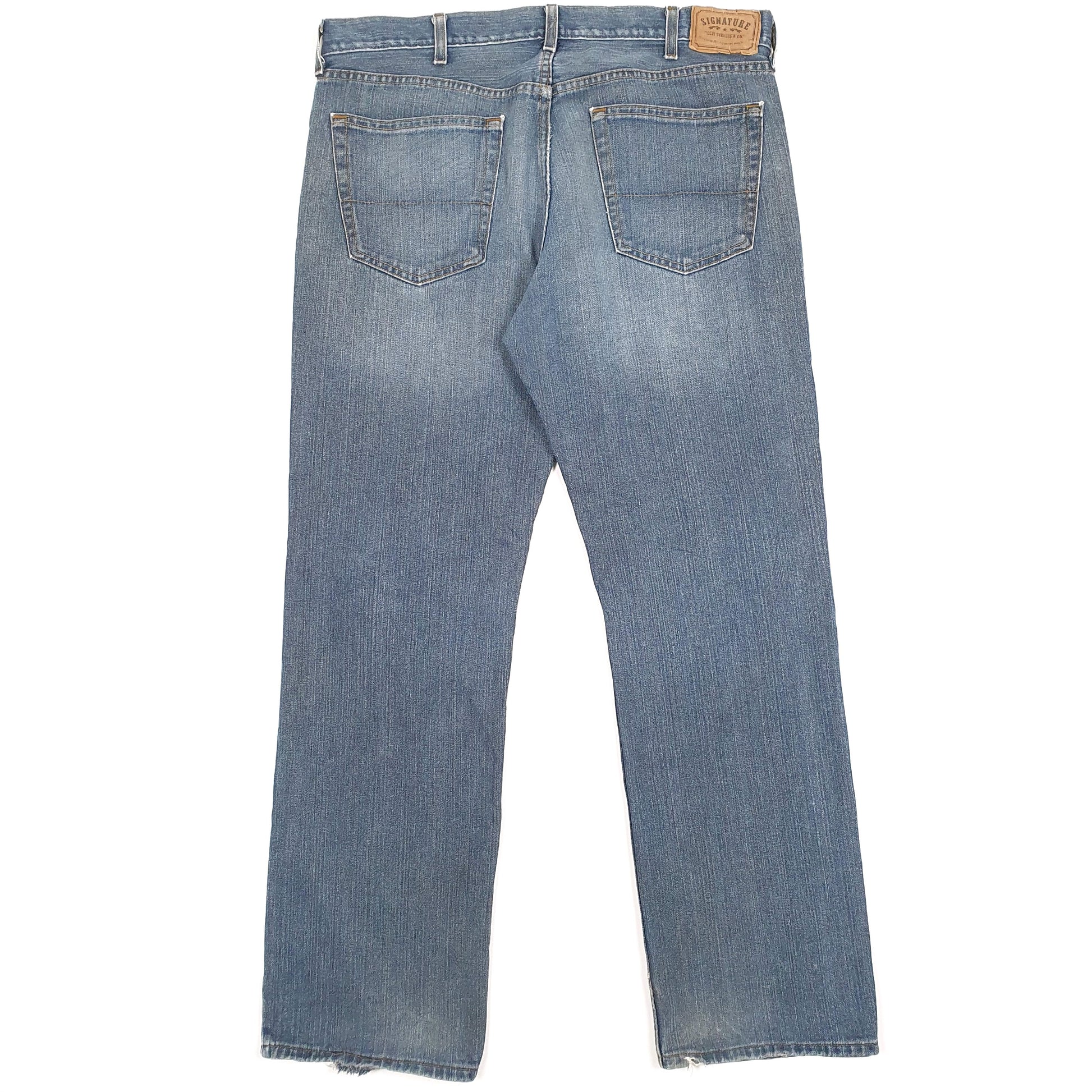 Levis Signature Straight Fit Jeans W38 L32 Blue