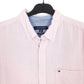 Tommy Hilfiger Short Sleeve Custom Fit Shirt Pink
