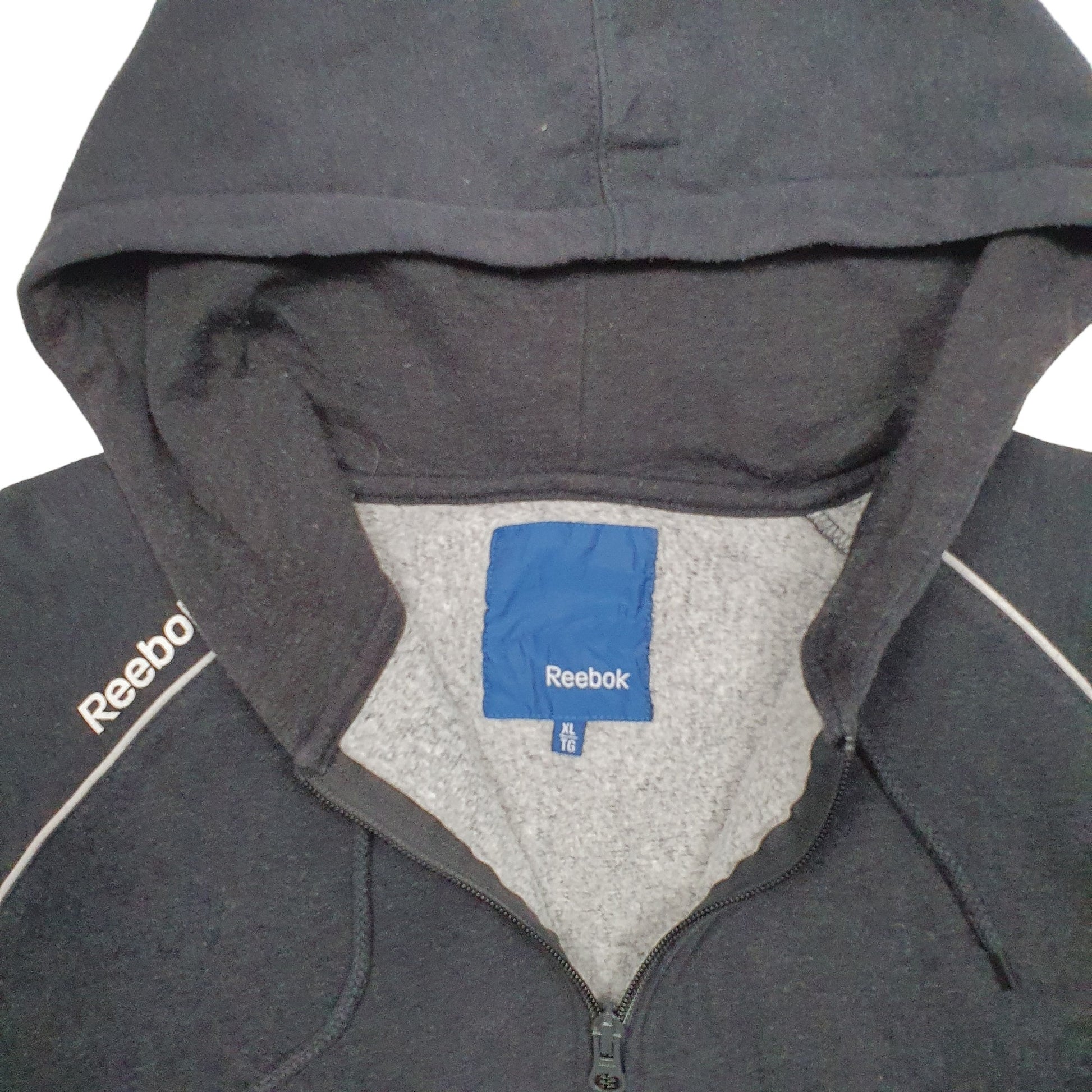 Mens Grey Reebok  Full Zip Jumper