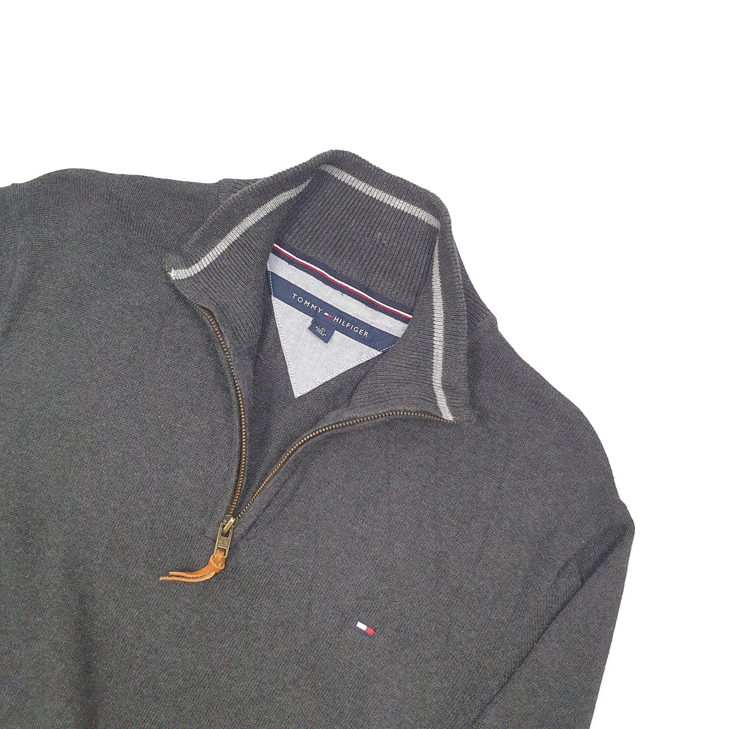 Tommy Hilfiger Quarter Zip M Grey