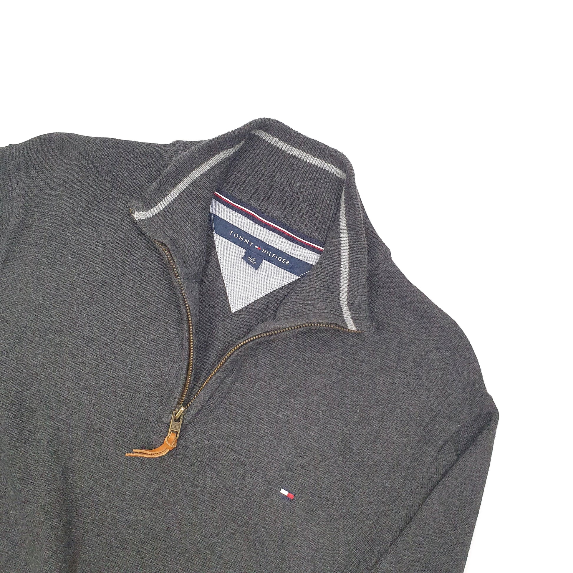 Tommy Hilfiger Quarter Zip M Grey
