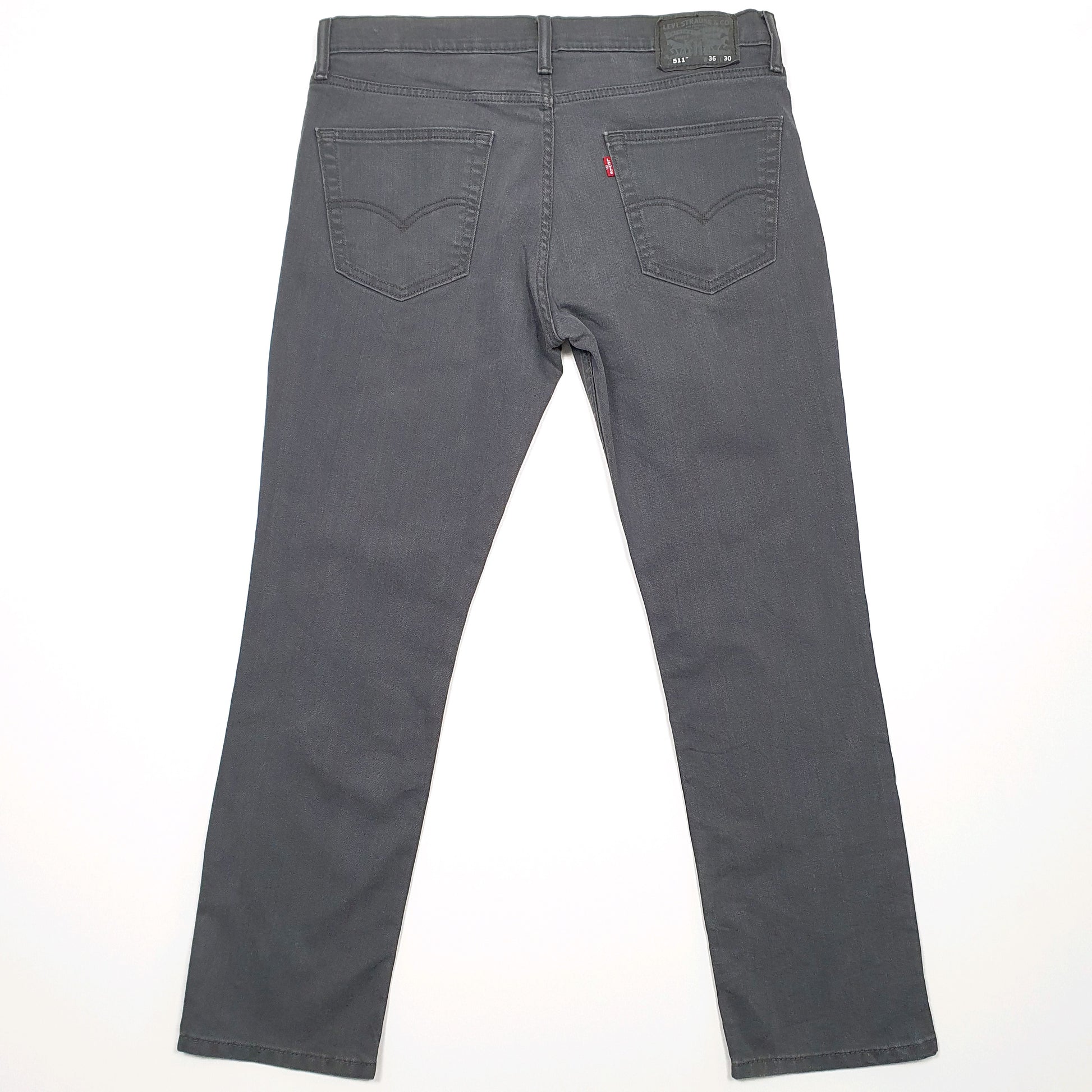 Levis 511 Slim Fit Jeans W36 L30 Grey