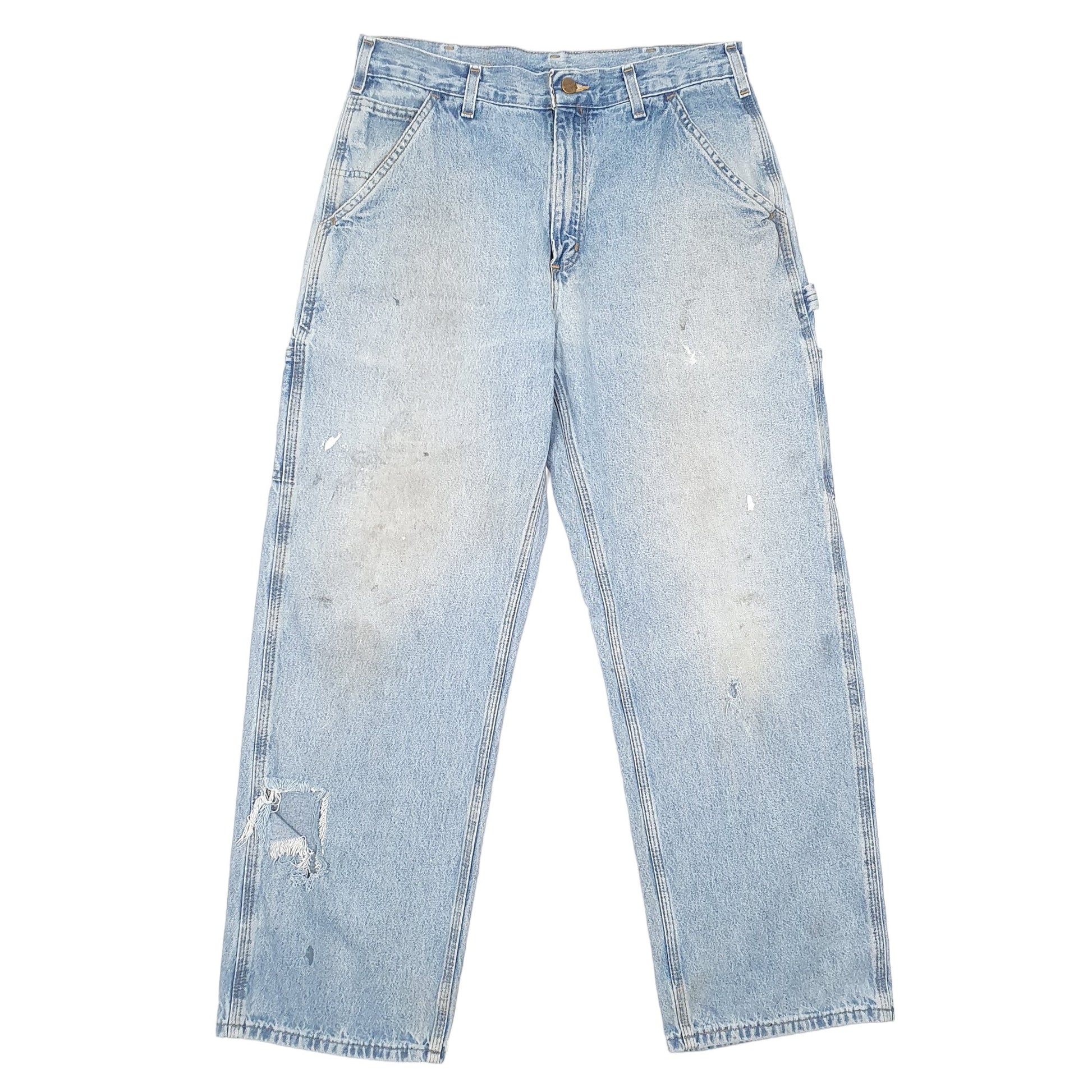 Mens Blue Carhartt  Carpenter JeansW33 L30