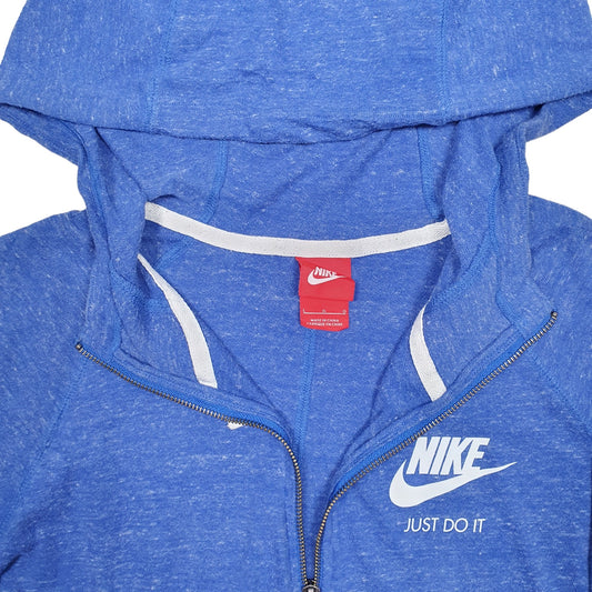 Womens Blue Nike  Full Zip Jumper