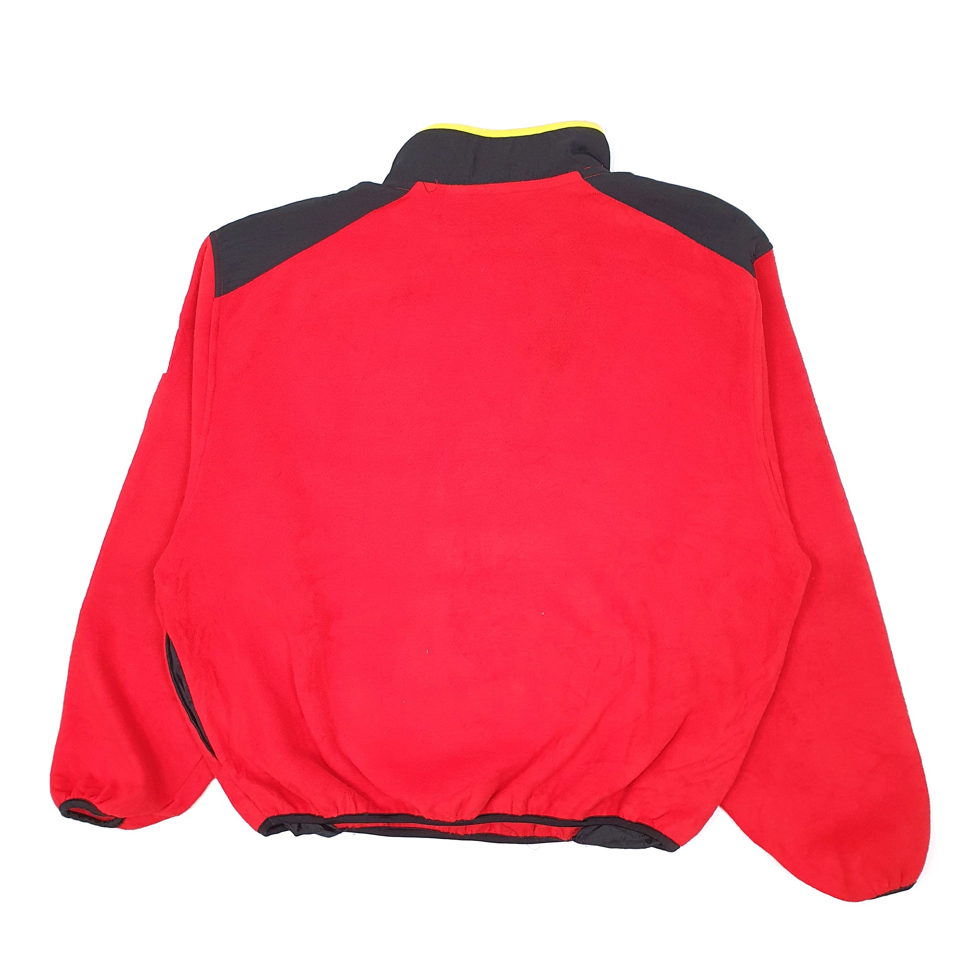 Mens Red Marlboro Adventure Team Quarter Zip Jumper