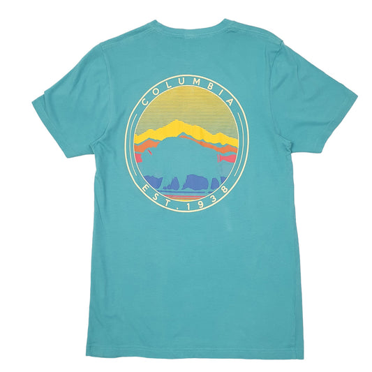 Mens Green Columbia Sportswear Heritage Est 1938 Short Sleeve T Shirt