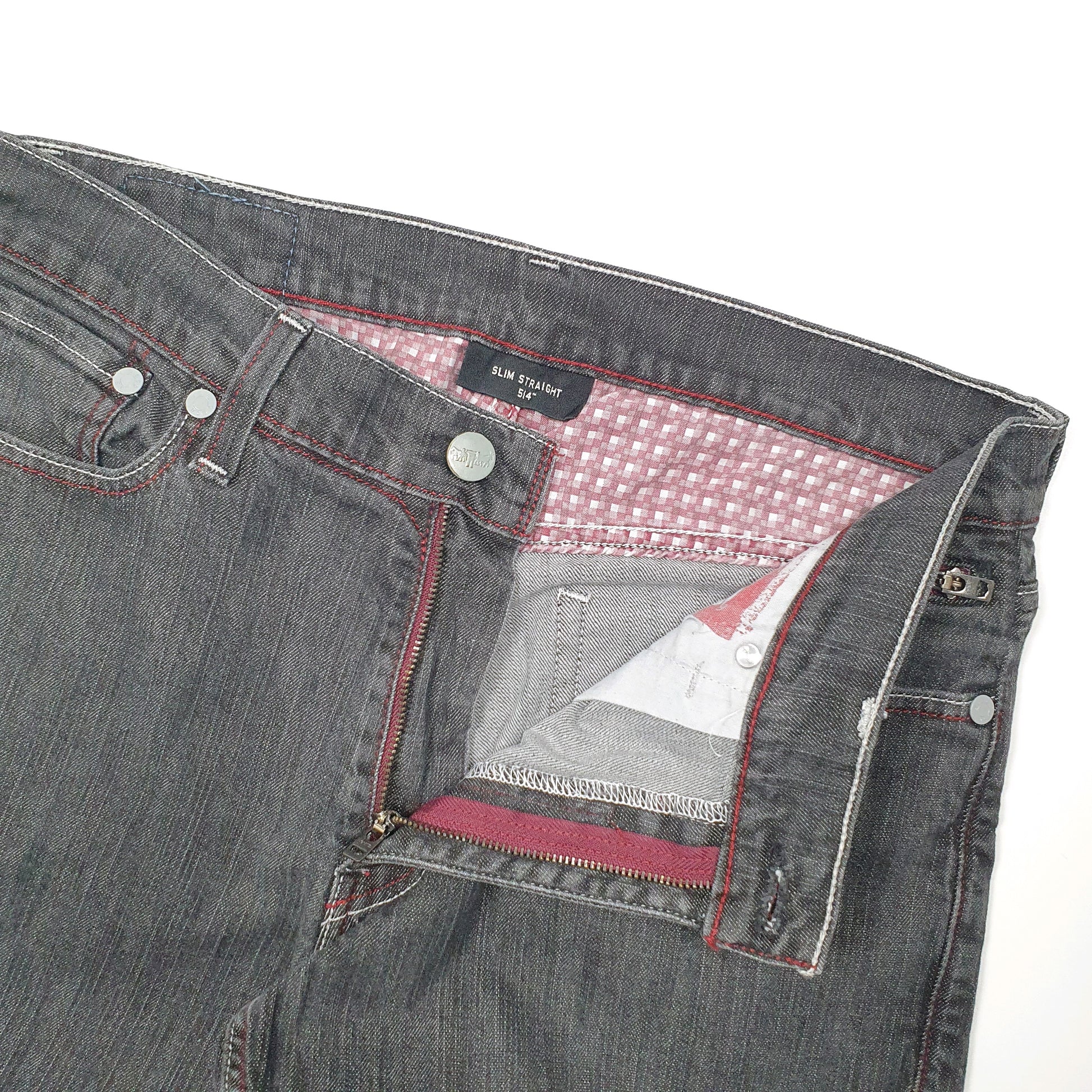 Levis 514 Straight Fit 1990's Jeans W34 L30 Grey