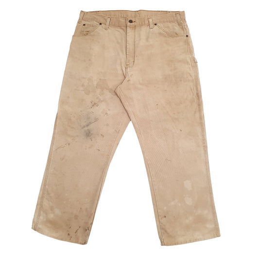 Mens Brown Dickies  Carpenter Trousers