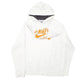 Mens White Nike Vintage 2000s Spellout Hoodie Jumper