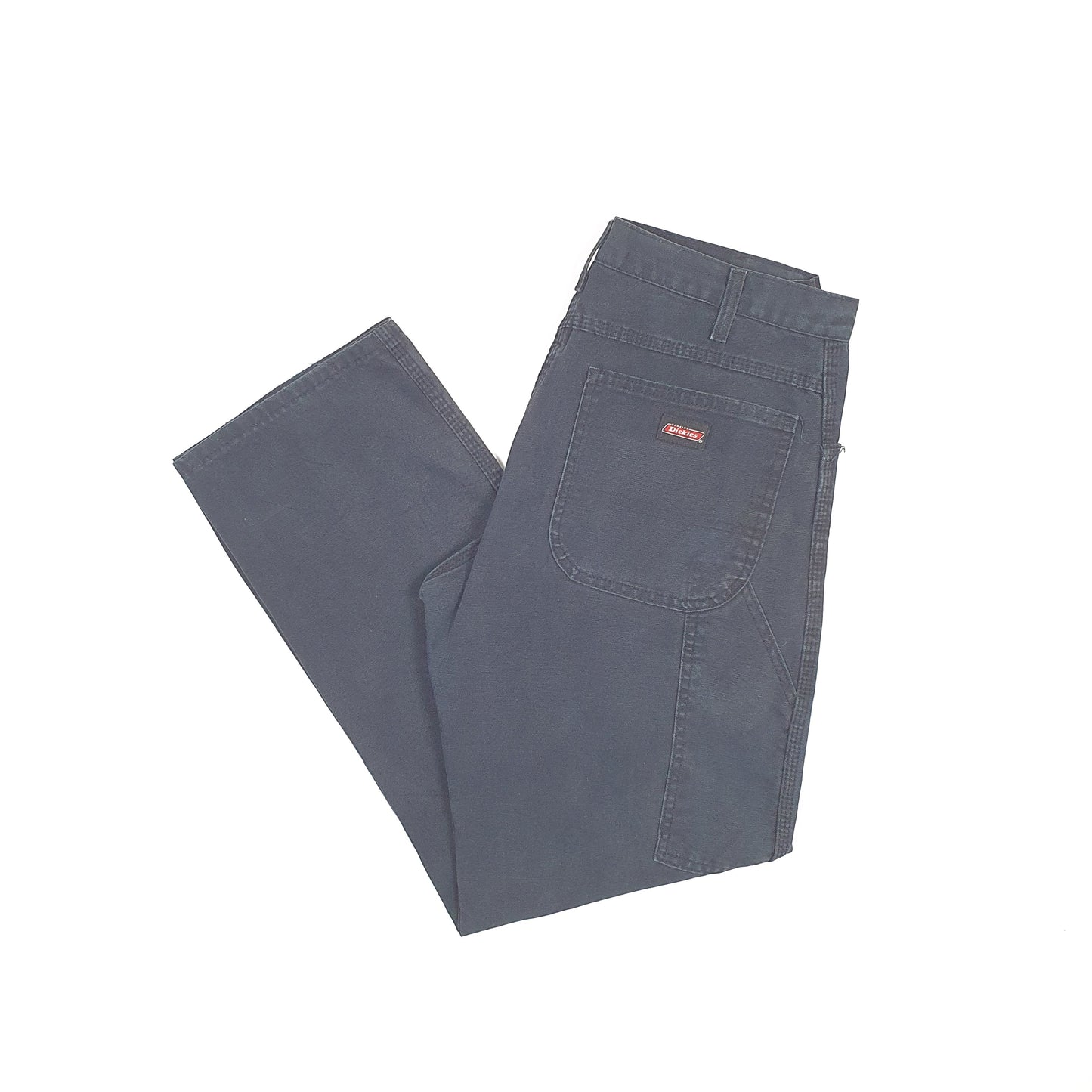 Mens Dickies Black Carpenter Trousers W32 L30 Black