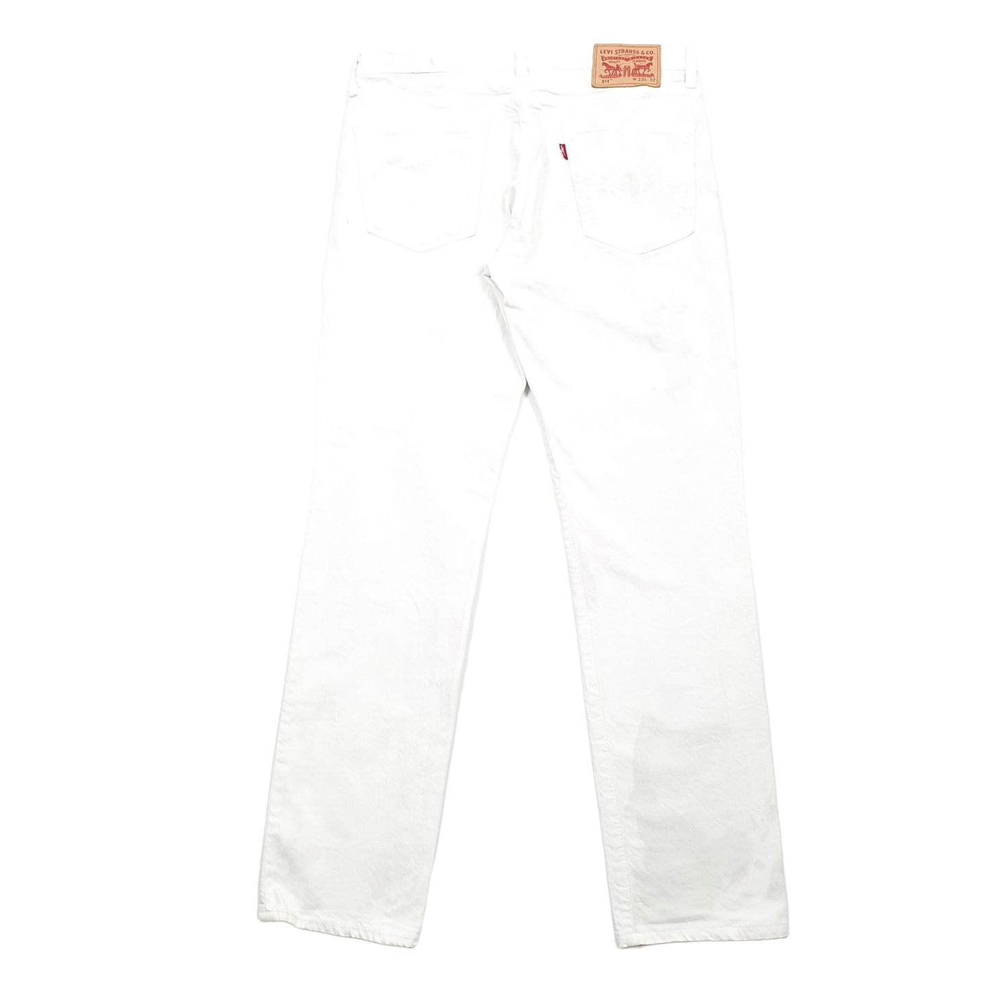 Levis 511 Slim Fit Jeans W33 L32 White