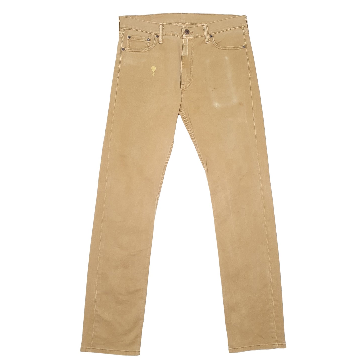 Mens Tan Levis  513 JeansW33 L34