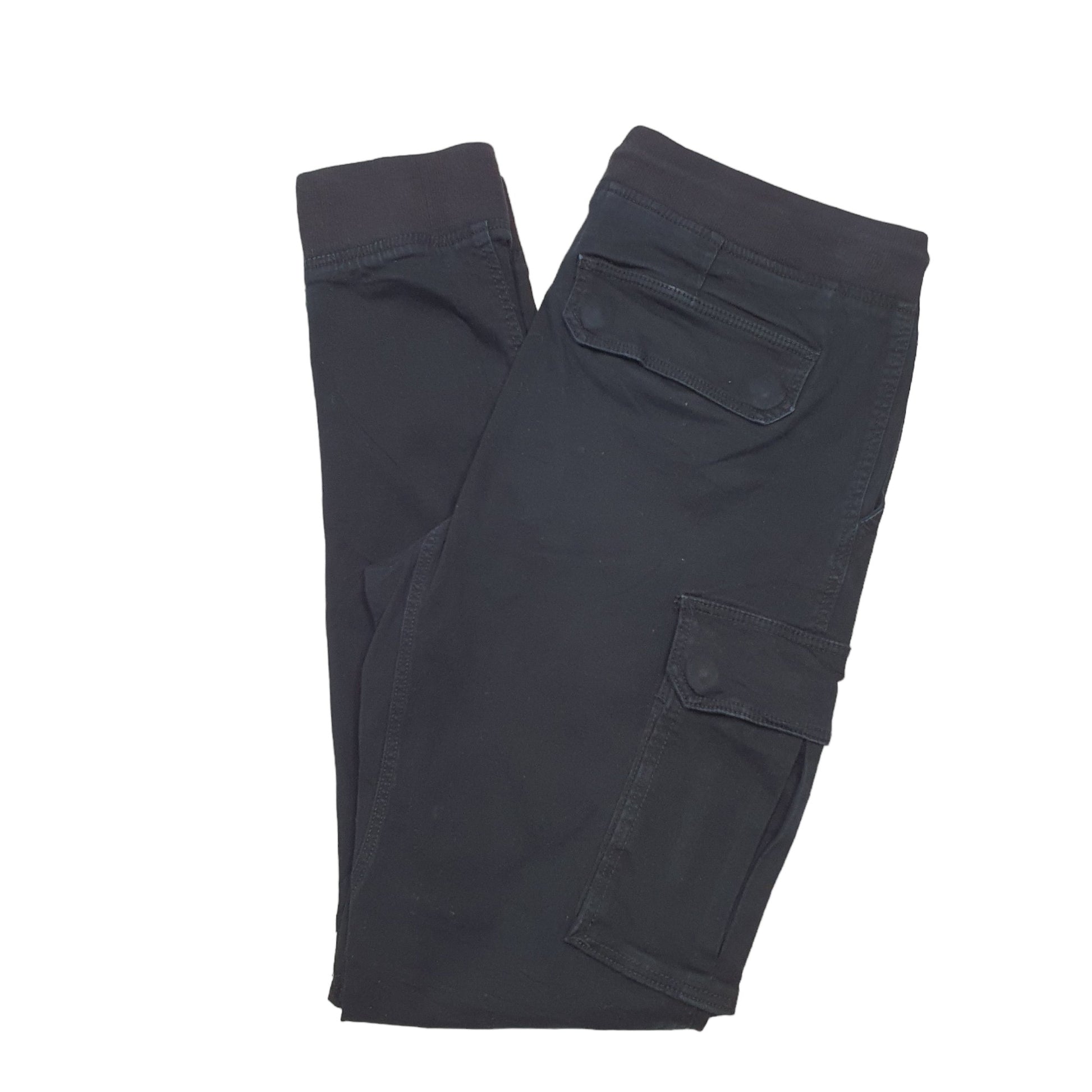 Mens Black H&M Divided Combat Pants Cargo Trousers