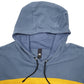 Mens Blue Adidas Tear near pouch pocket. Some loose stitching in areas Hoodie Jumper
