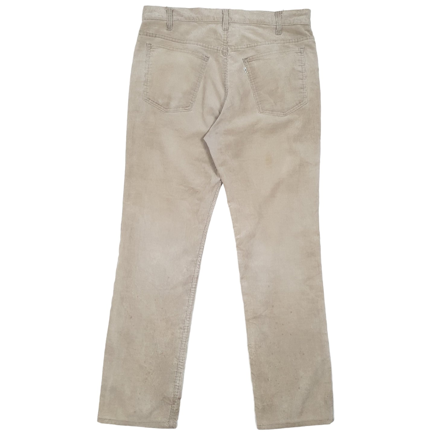 Mens Beige Levis  Corduroy Trousers