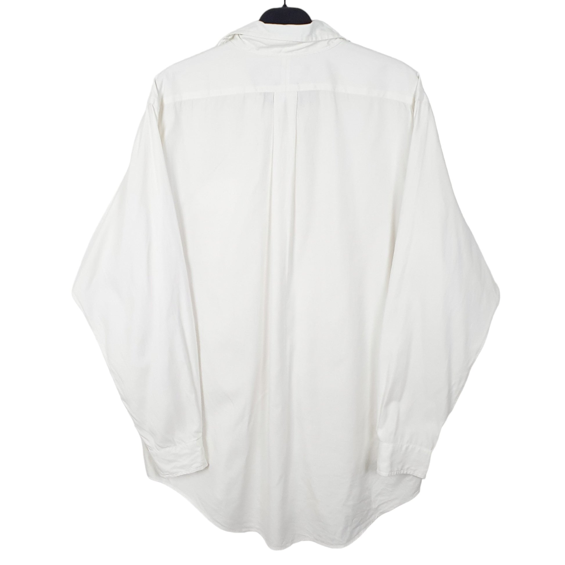 Mens White Ralph Lauren Oxford Long Sleeve Shirt