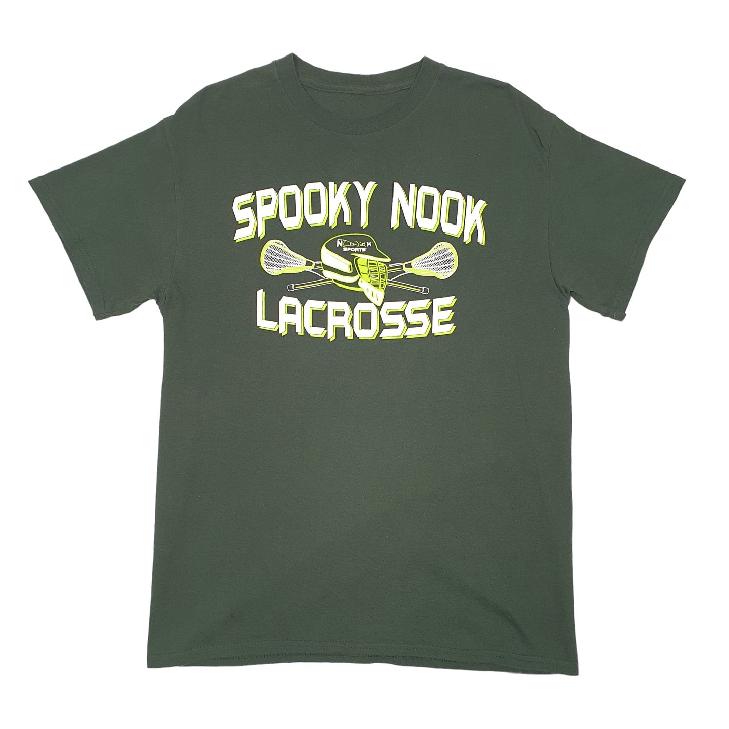 Spooky Nook Lacrosse Sports USA Short Sleeve T Shirt Green