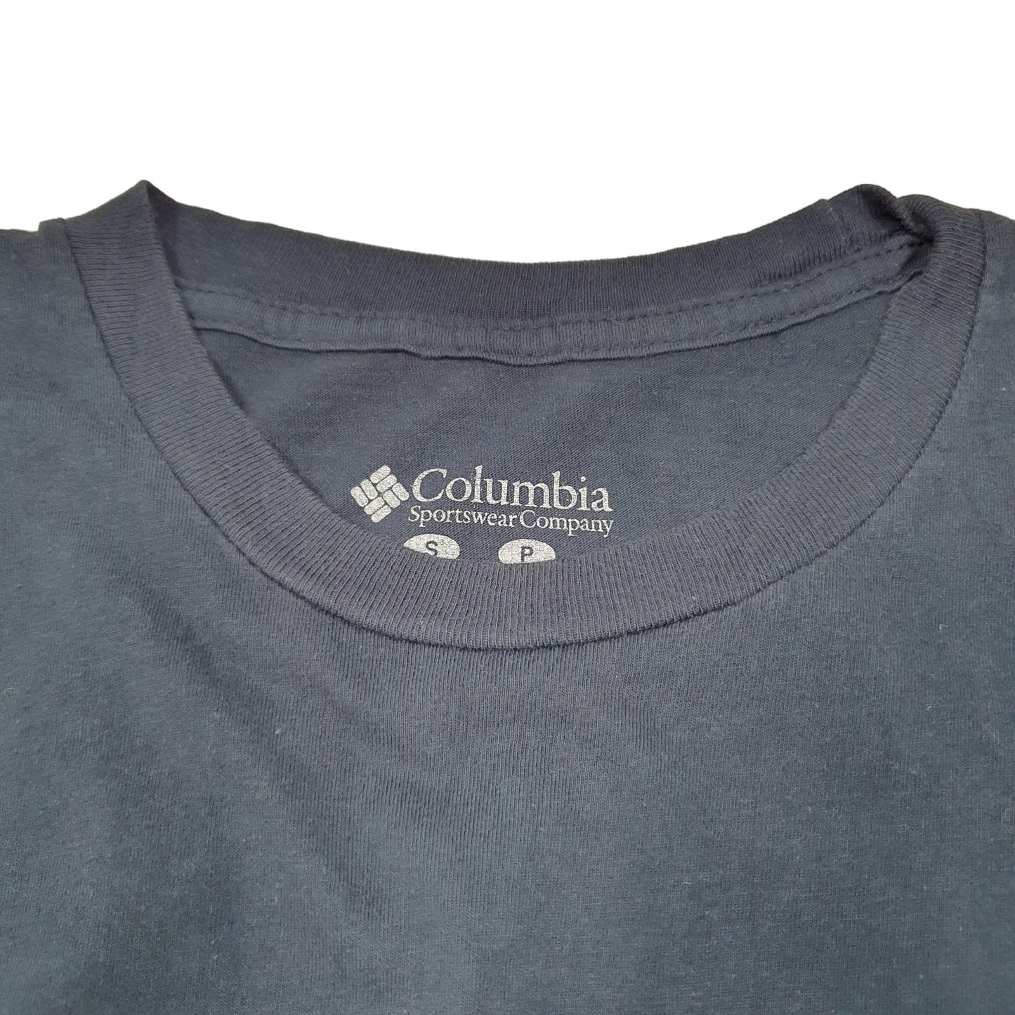 Mens Navy Columbia Sportswear Performance Fishing Gear PFG Short Sleeve T Shirt