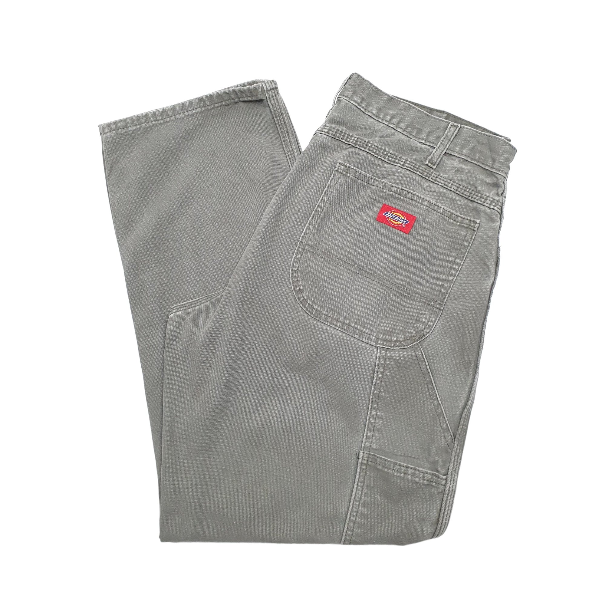 Mens Grey Dickies  Carpenter Trousers