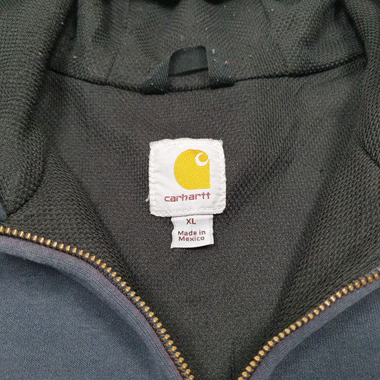  Navy Carhartt Thermal Lined Hoodie Active Full Zip Jumper