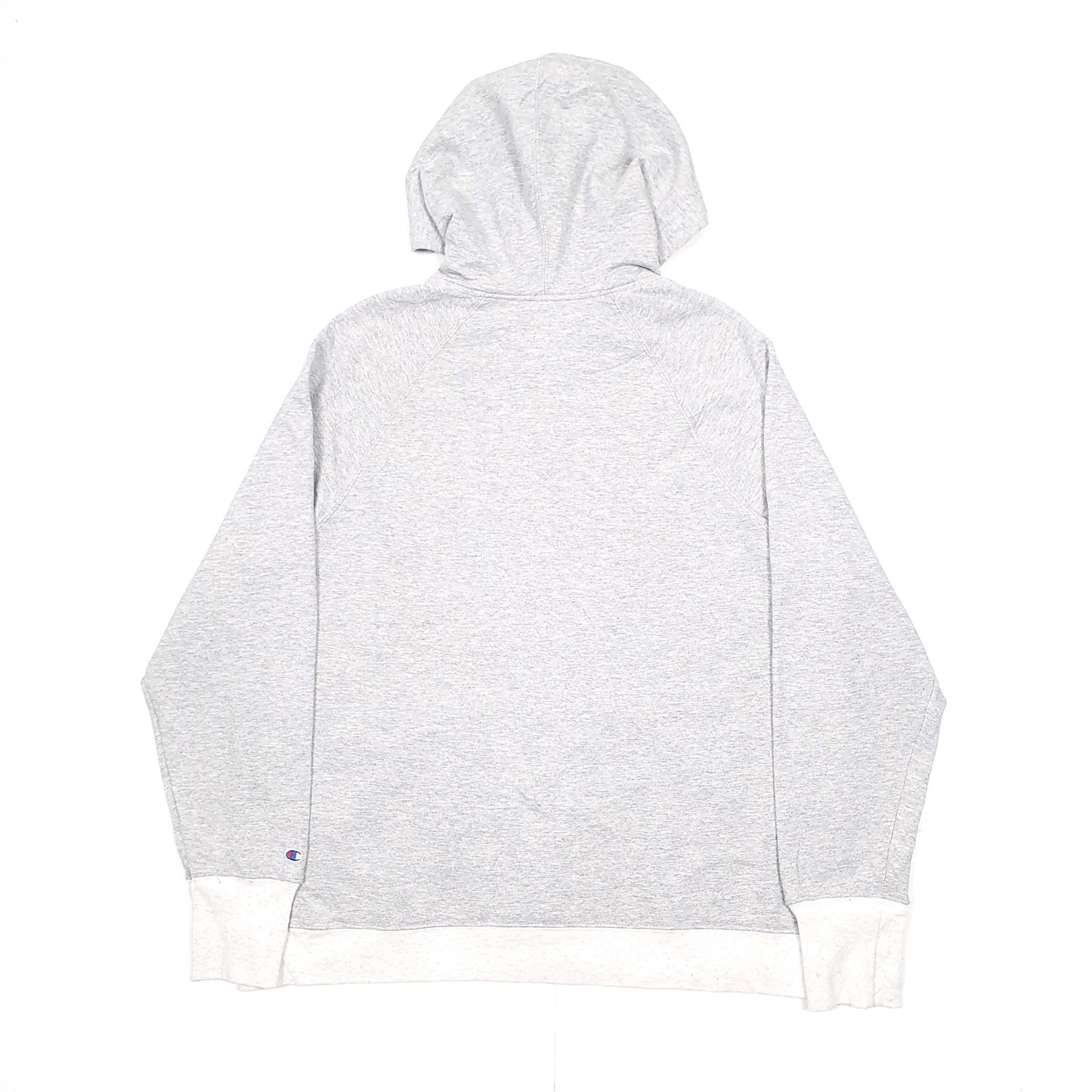 Champion Spellout Hoodie L Grey