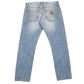 Carhartt Casual Regular Fit Tapered WIP Jeans W34 L30 Blue