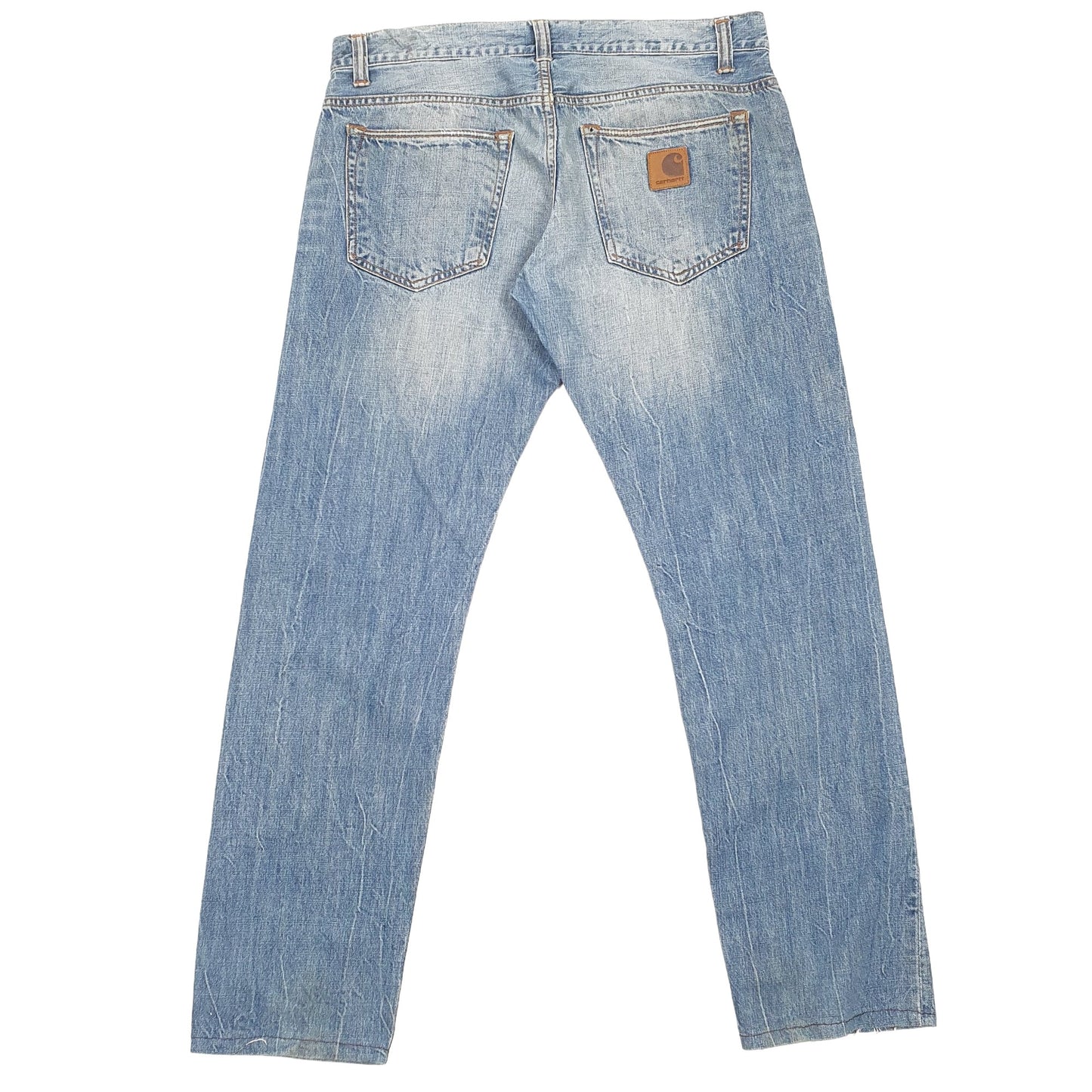 Carhartt Casual Regular Fit Tapered WIP Jeans W34 L30 Blue