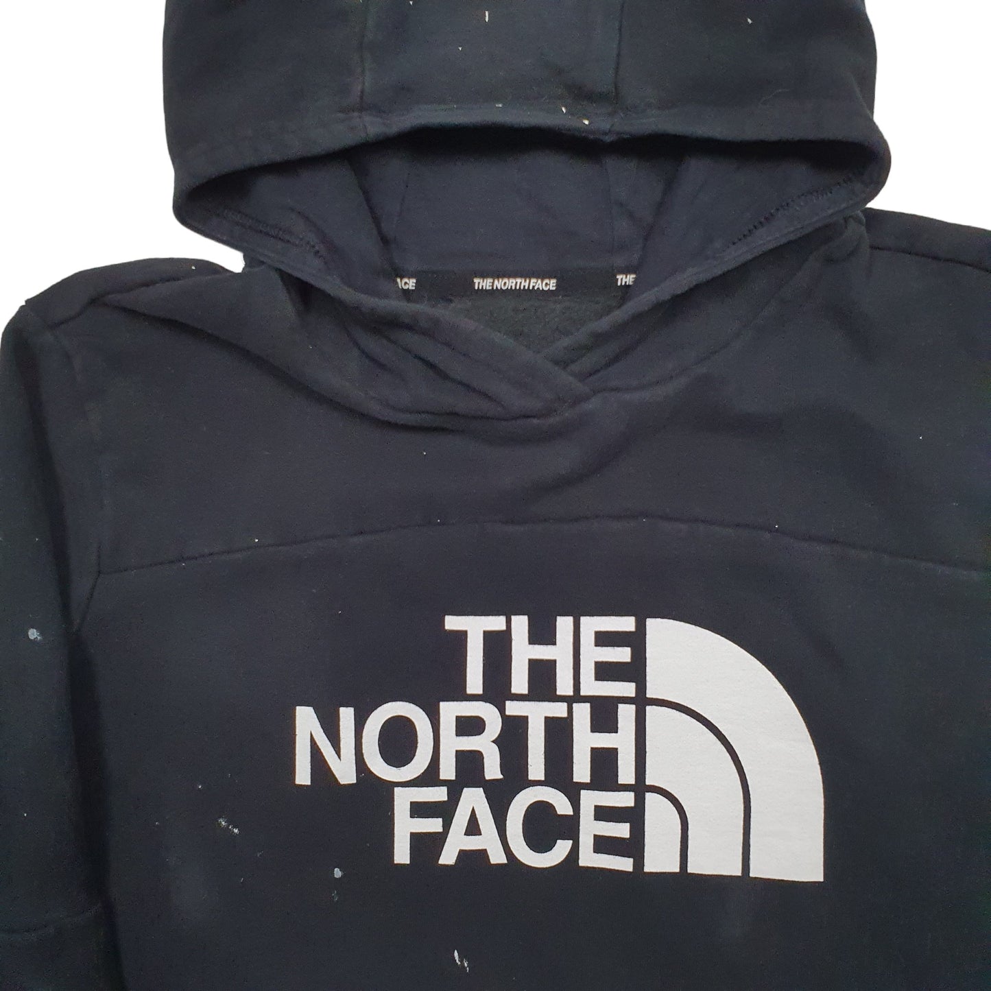 Mens Black The North Face Spellout Hoodie Jumper