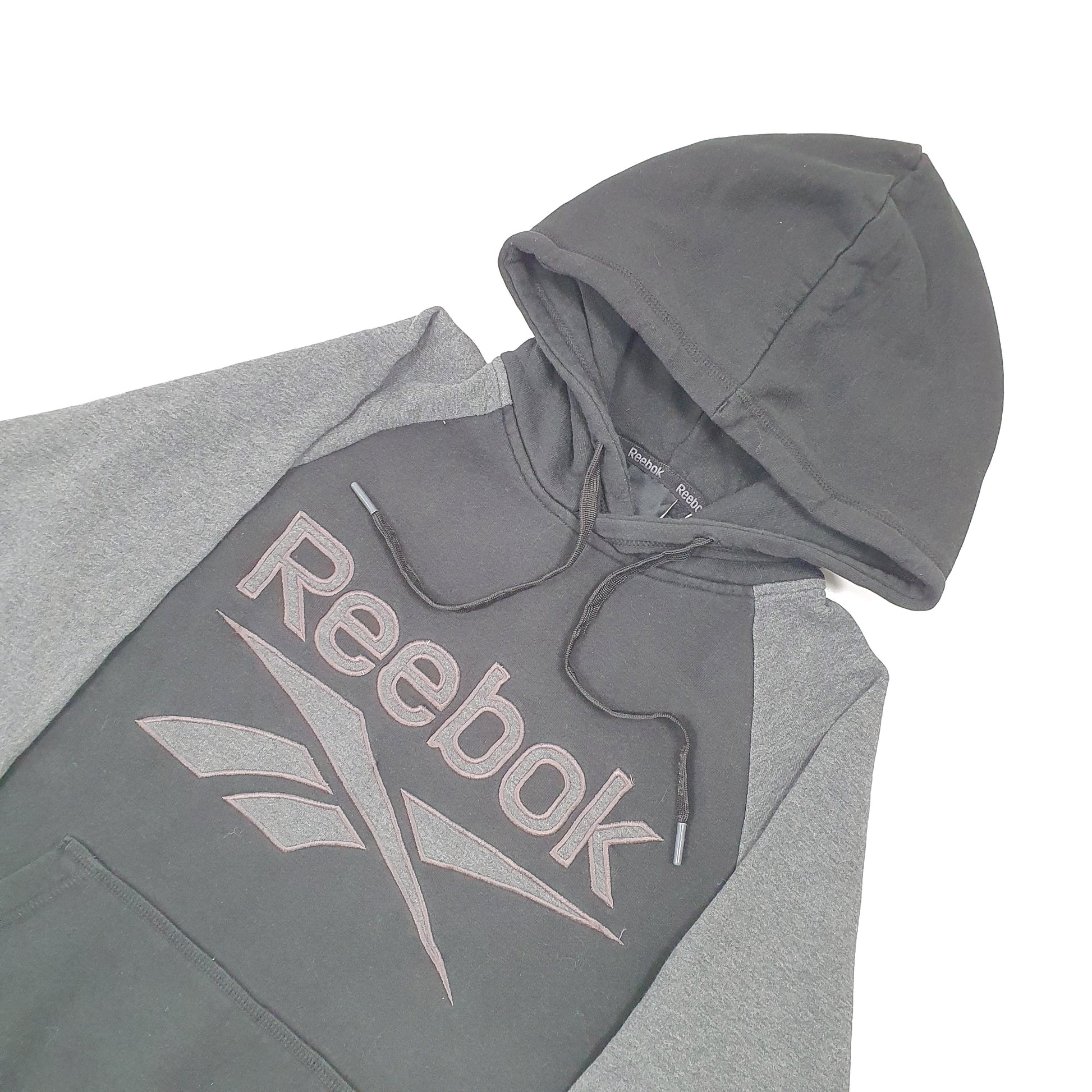 Reebok Spellout Hoodie S Black