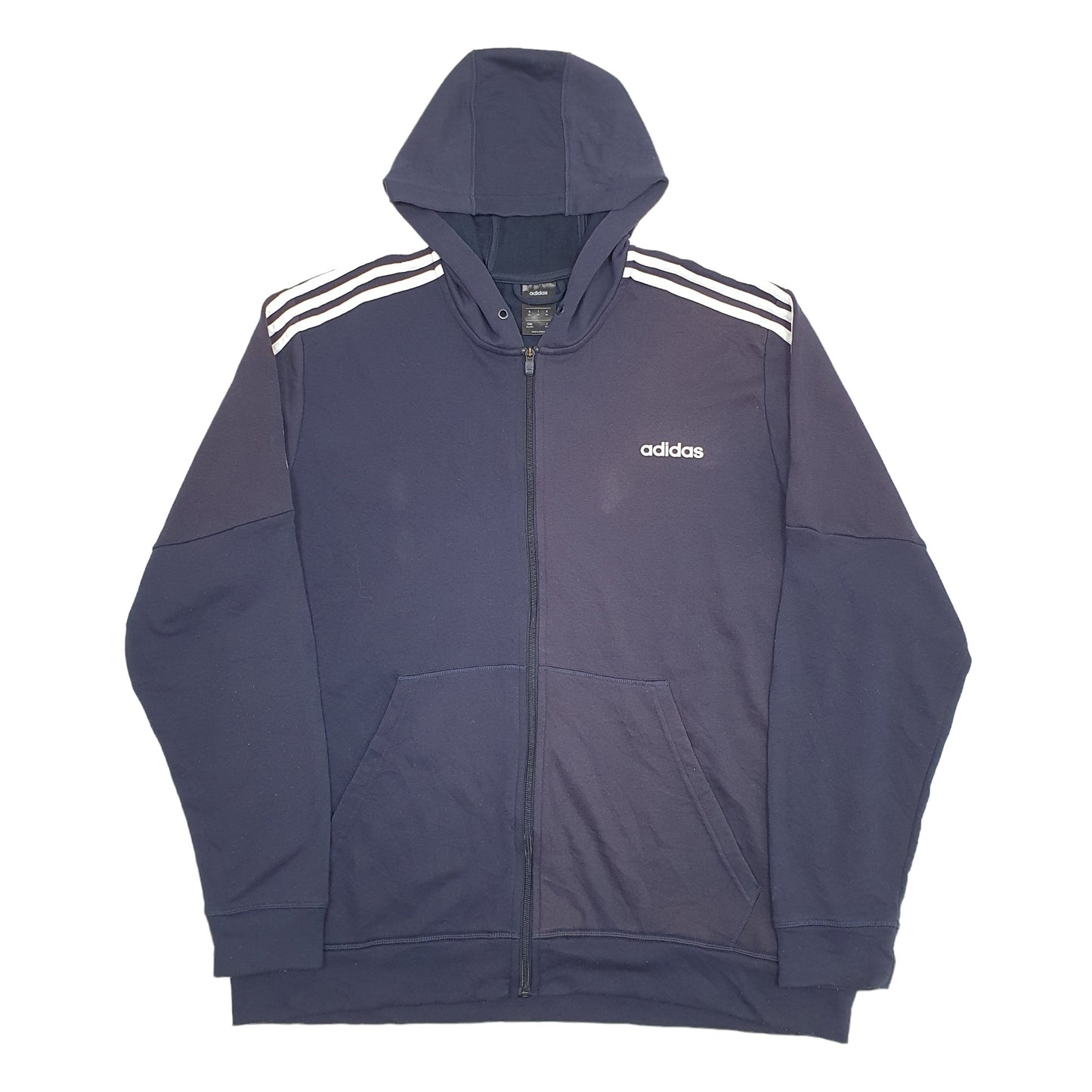 Mens Blue Adidas Track Top Hoodie Jumper